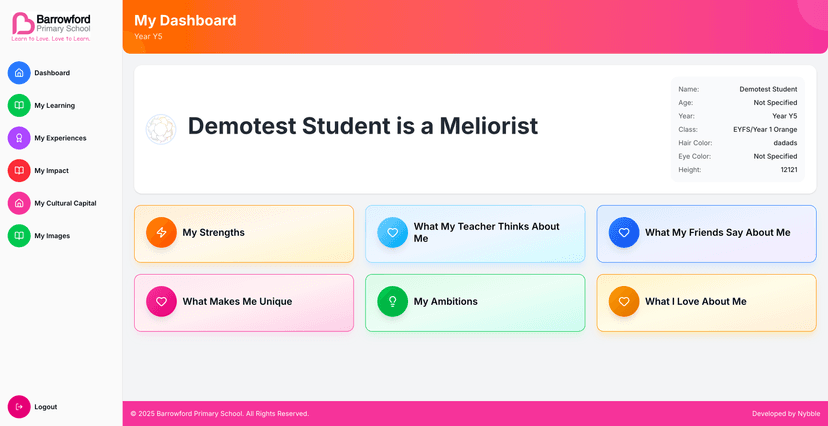 Barrowford Primary School Portal