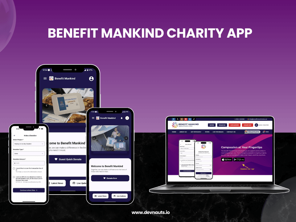 Benefit Mankind Charity Platform
