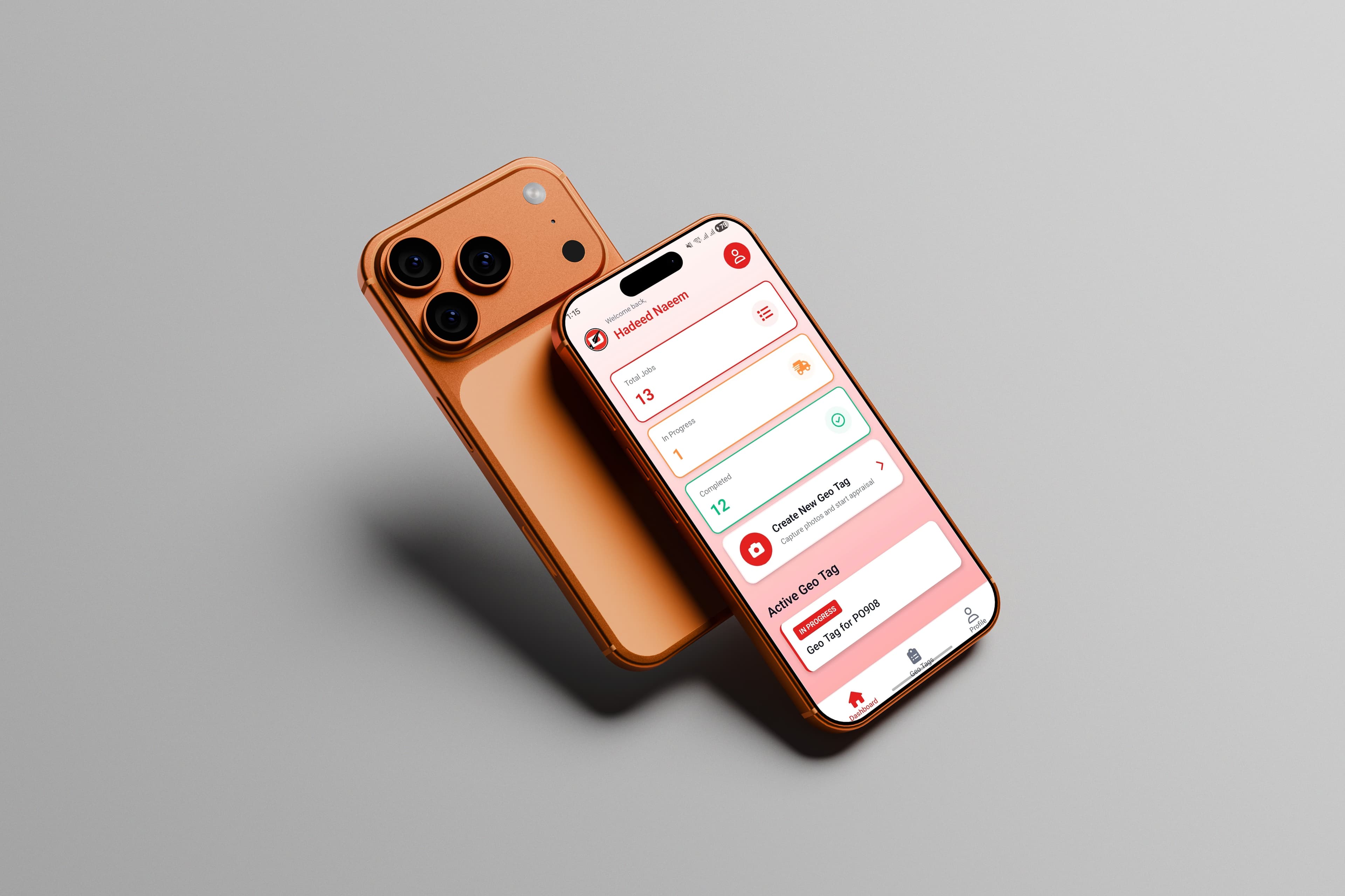 Drive Direct Appraisal App – Mobile Dashboard