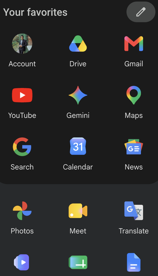 New Workspace icon set